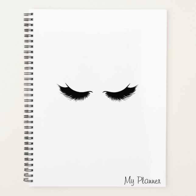 Mon Planificateur Avec Des Lashes (Devant)