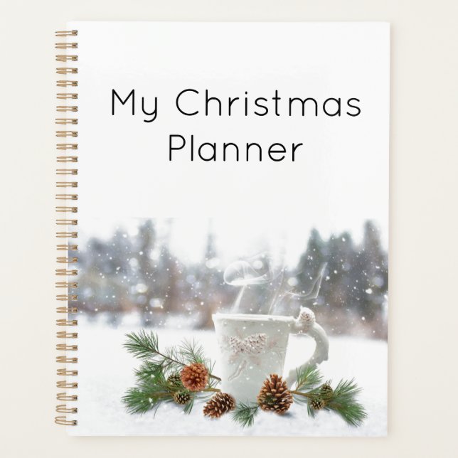 Mon planificateur de Noël Jour de neige Organisate (Devant)