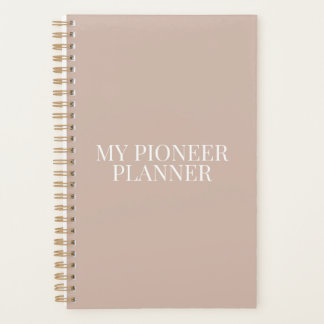 Mon planificateur Pioneer