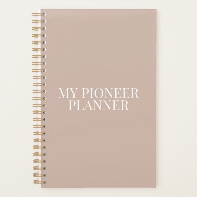 Mon planificateur Pioneer (Devant)
