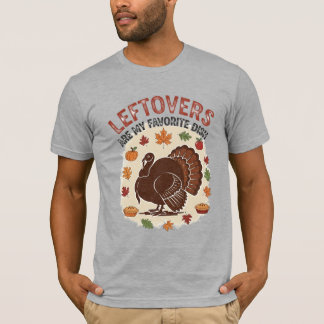 Mon plat préféré – T-Shirt vintage pour Thanksgivi