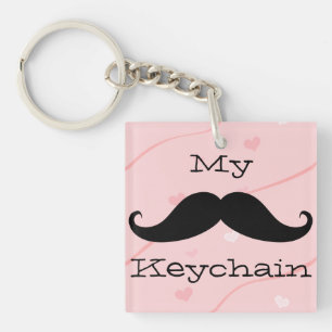 Mon Porte - clé Acrylique Moustache