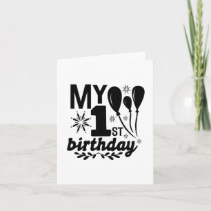 Mon premier anniversaire ! Bébé ! ! ! ! Invitation