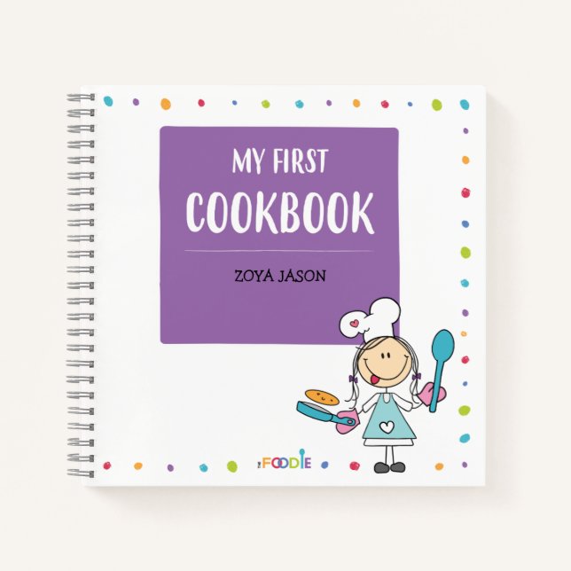MON PREMIER Carnet de recettes vierges de livre de (Devant)