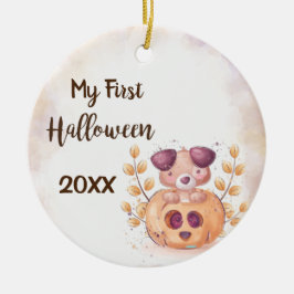 Mon premier joyeux ornement en céramique Halloween