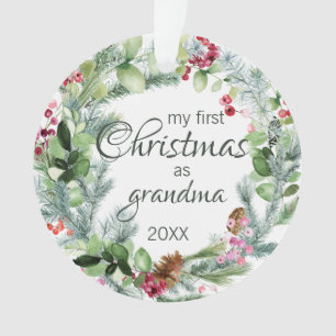 Mon premier Noël en Grandma À feuillage persistant
