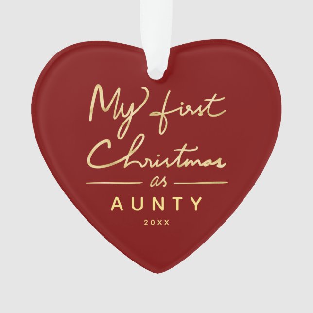 Mon premier Noël en pleine forme de coeur (devant)