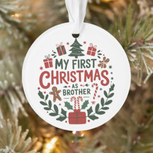 Mon premier Noël en tant que frère tenue de famill
