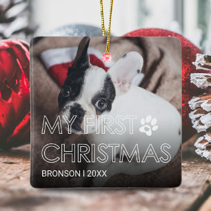 Mon premier ornement en céramique de Noël