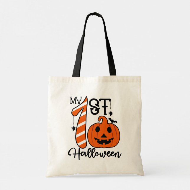 Mon premier sac à bonbons d'Halloween ou de traite (Dos)