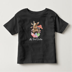 Mon premier T-shirt Couleur de Pâques Bunny Toddle