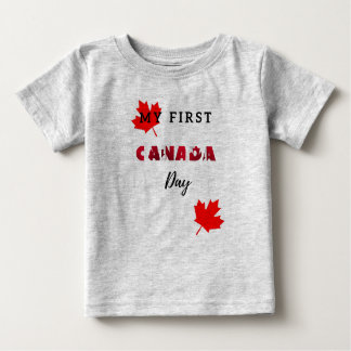 Mon premier T-shirt de la fête du Canada