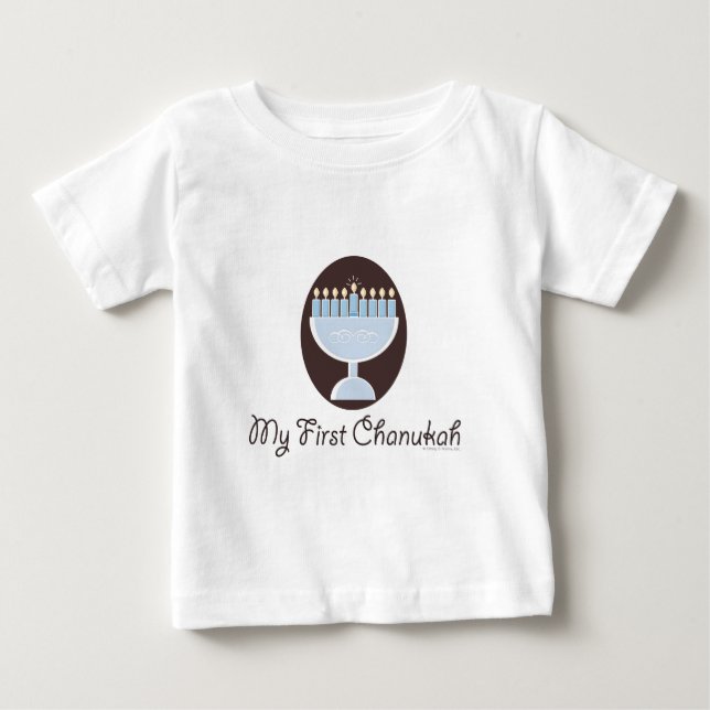Mon premier T-shirt de nourrisson de Chanukah (Devant)