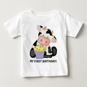 Mon premier T-shirt de vache à anniversaire