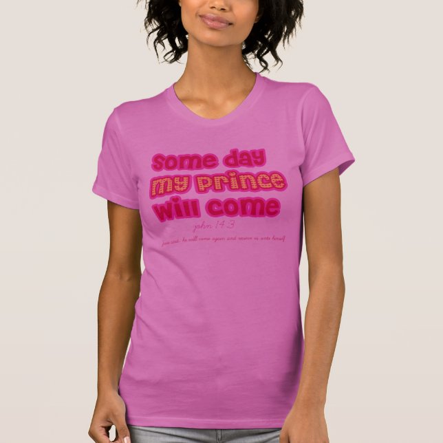 mon prince viendra T-shirt religieux (Devant)