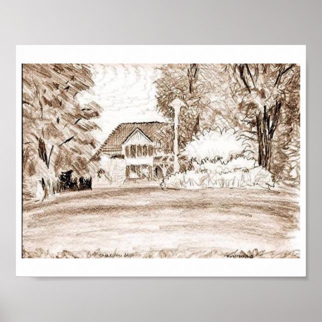 Mon propre dessin Grand View Drive Art Affiche (Devant)