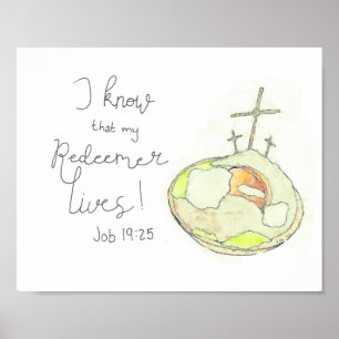 Mon rédempteur vit affiche