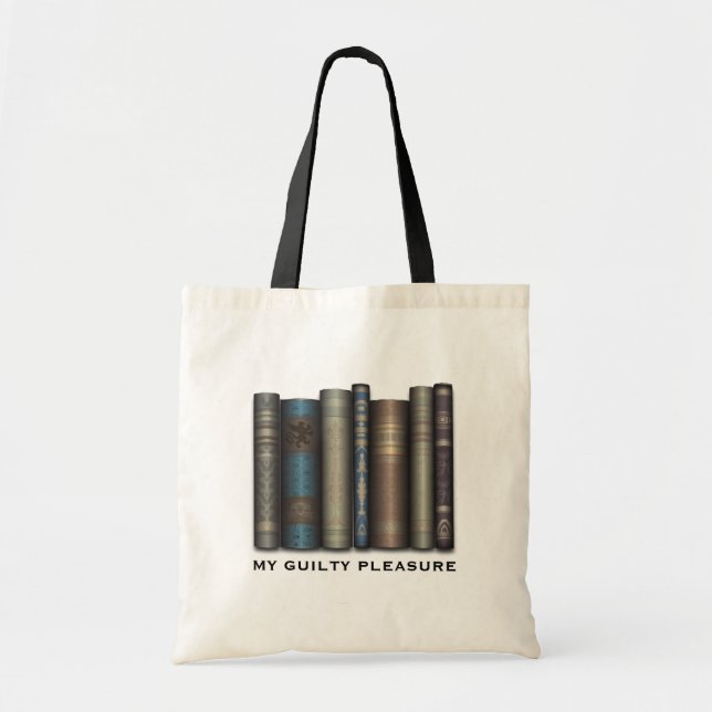 Mon sac fourre-tout coupable à amoureux des livres (Devant)