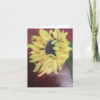 Mon soleil, avec texte, carte 4 po x 5,6 po