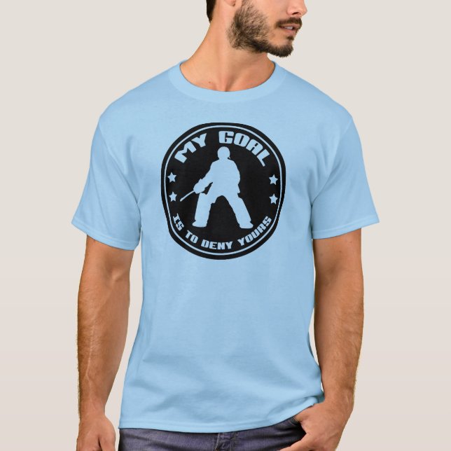 Mon T-shirt de gardien de but d'hockey de champ de (Devant)