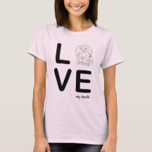 Mon T-shirt Doodle Love My Doodle