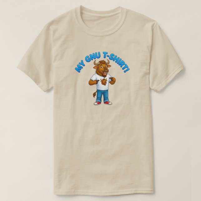 Mon t-Shirt Gnu (Design devant)