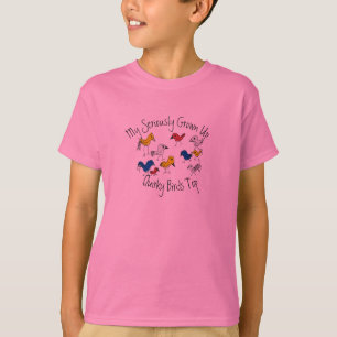 Mon T-Shirt Haut Drôlement Adulte Oiseaux Drôles