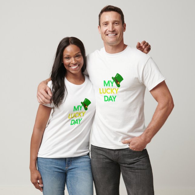Mon t-shirt Lucky Day, parfait pour St. Patrick's (Unisexe)