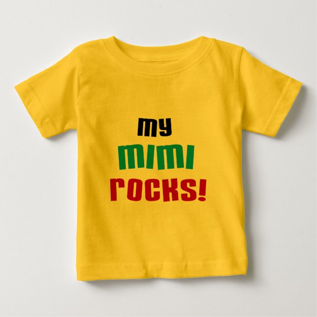 Mon T-shirts et cadeaux des roches Mimi (Devant)
