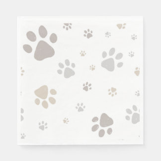 Mon Toutou French Dog Birthday Party Napkins Serviette