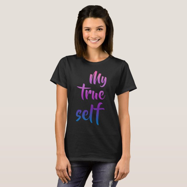 Mon véritable T-shirt de fierté de transsexuel (Devant entier)