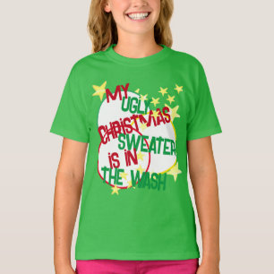 Mon vilain maillot de Noël Wash T-shirt enfant
