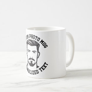 Mon visage sur une tasse personnalisée