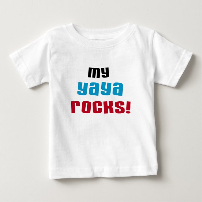 Mon Yaya bascule des T-shirts et des cadeaux (Devant)
