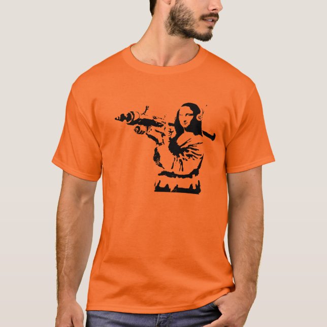 Mona auf Krieg T-Shirt (Vorderseite)