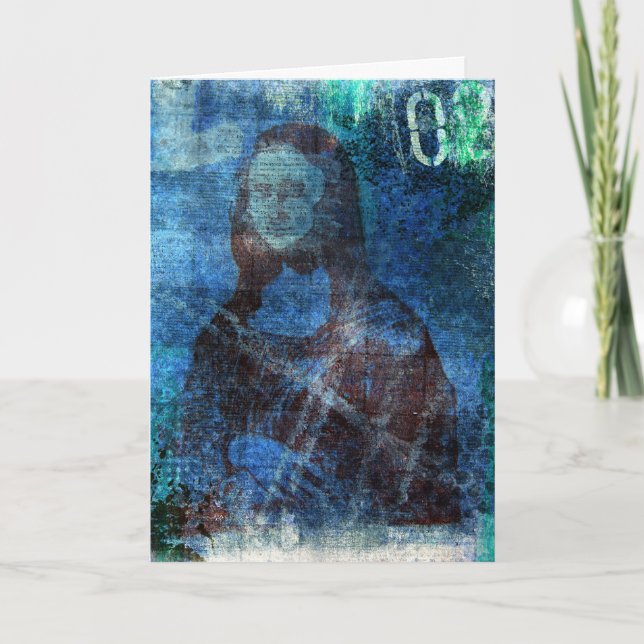 Mona Blues, Geburtstag Karte (Vorderseite)