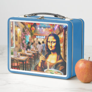 Mona esst China Nudelsuppe Metall Brotdose
