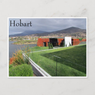 Mona hobart grau postkarte