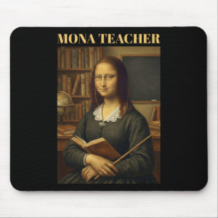 Mona Lehrerin - Lustige Mona Lisa _1 Mousepad