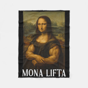 Mona Lifta Bodybuilding Funny Gift Fleecedecke