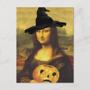 Mona Lisa À La Renaissance En Costume Carte Postal