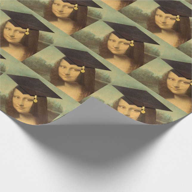 Mona Lisa Abschluss  Geschenkpapier (Ecke)