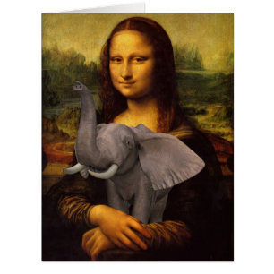 Mona Lisa aime les éléphants