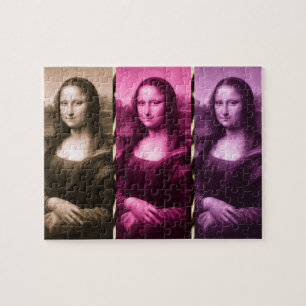 Mona Lisa Animal Print Lila Pink Chocolate
