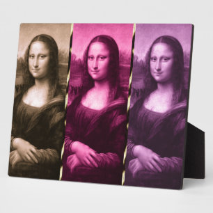 Mona Lisa Animal Print Lila Pink Chocolate Fotoplatte