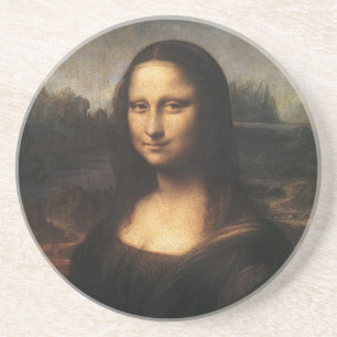Mona Lisa auf Leinwand Getränkeuntersetzer
