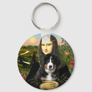 Mona Lisa - Berner Sennenhund-Welpe Schlüsselanhänger