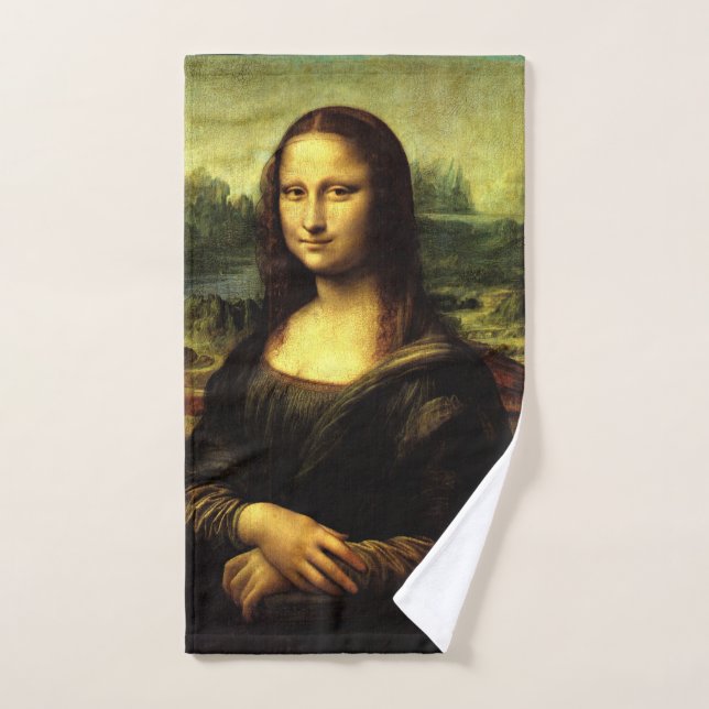 Mona Lisa, berühmtes Bild, Handtuch (Handtuch)