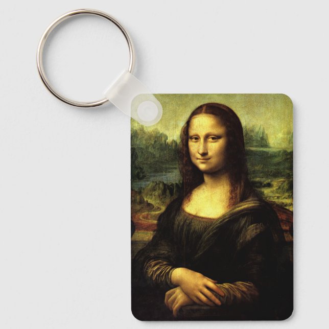 Mona Lisa, berühmtes Bild, Schlüsselanhänger (Vorderseite)