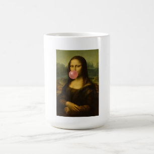 Mona Lisa Blase Pink Bubble Gum Kaffeetasse